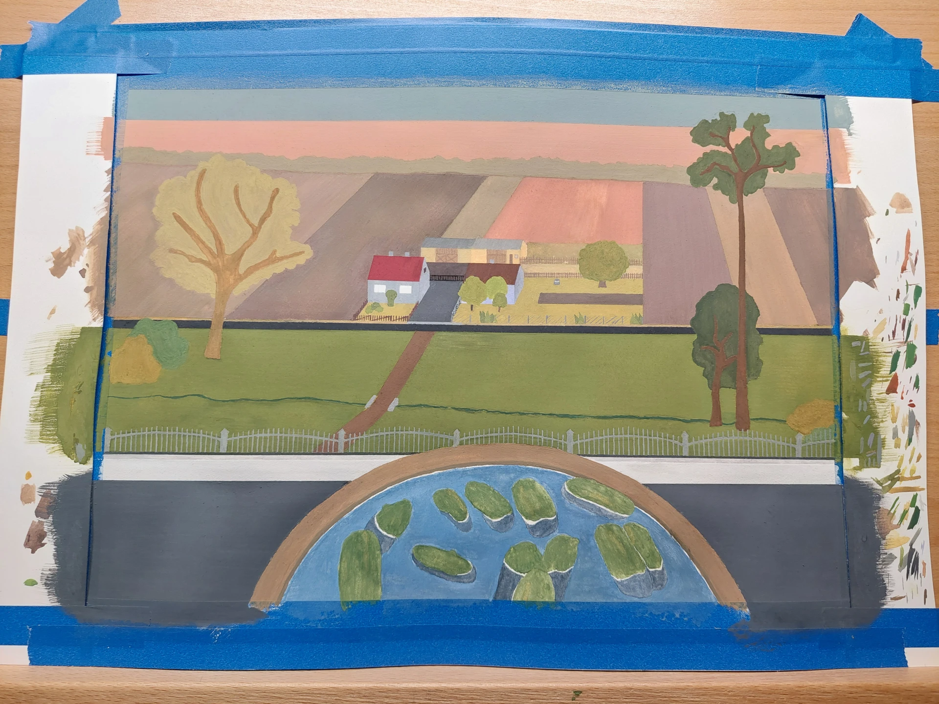 The countertop color updated from white to a deep graphite tone.