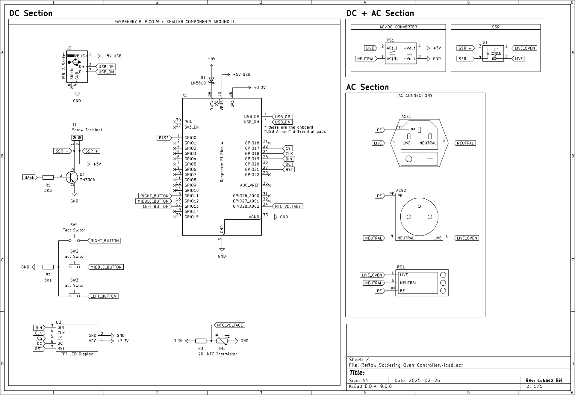 Picture of the controller's circuit diagram