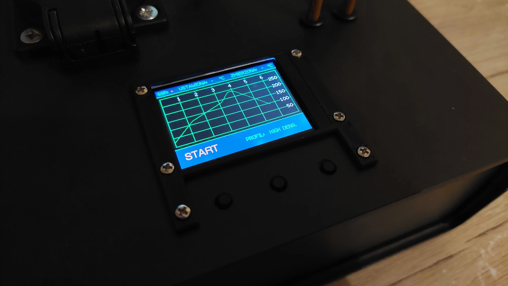 Picture of the controller's graphical user interface