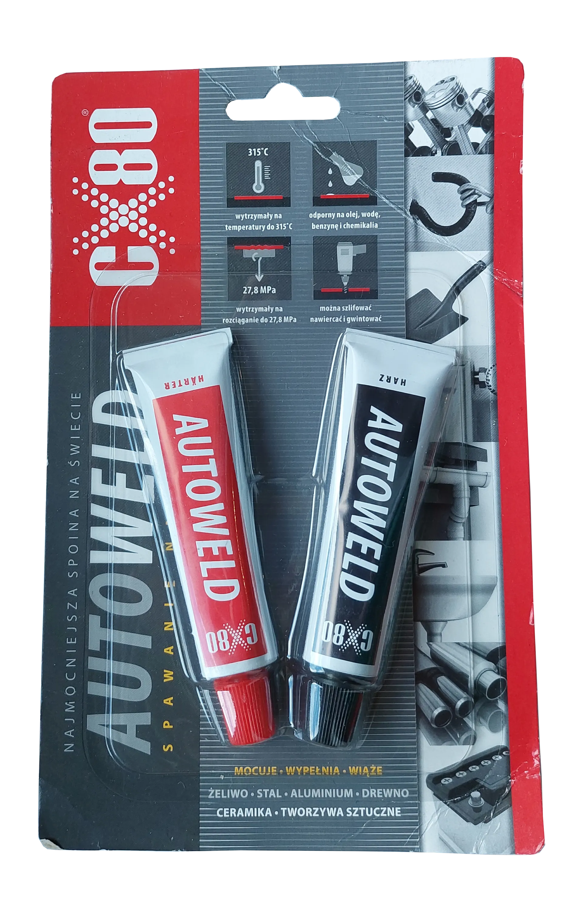 Picture of the heat-resistant glue